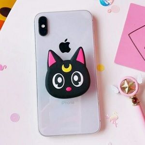Sailor Moon Luna pop socket